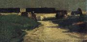 John Longstaff Farmhouse oil painting artist